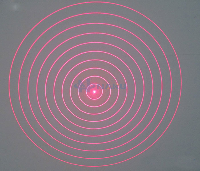 10 concentric circles laser module